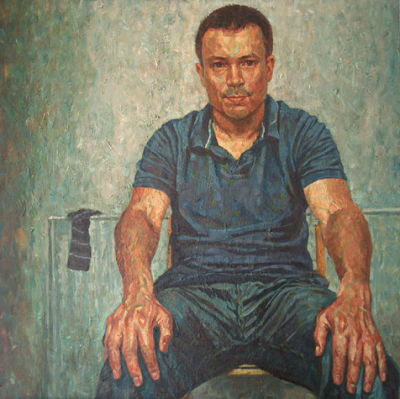 Self portrait with sock